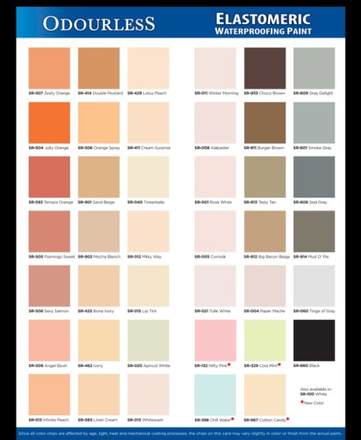 Davies Elastomeric Paint Color Chart - vrogue.co