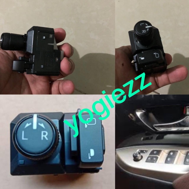 TOMBOL Toyota innova reborn fortuner vrz mirror switch control panel