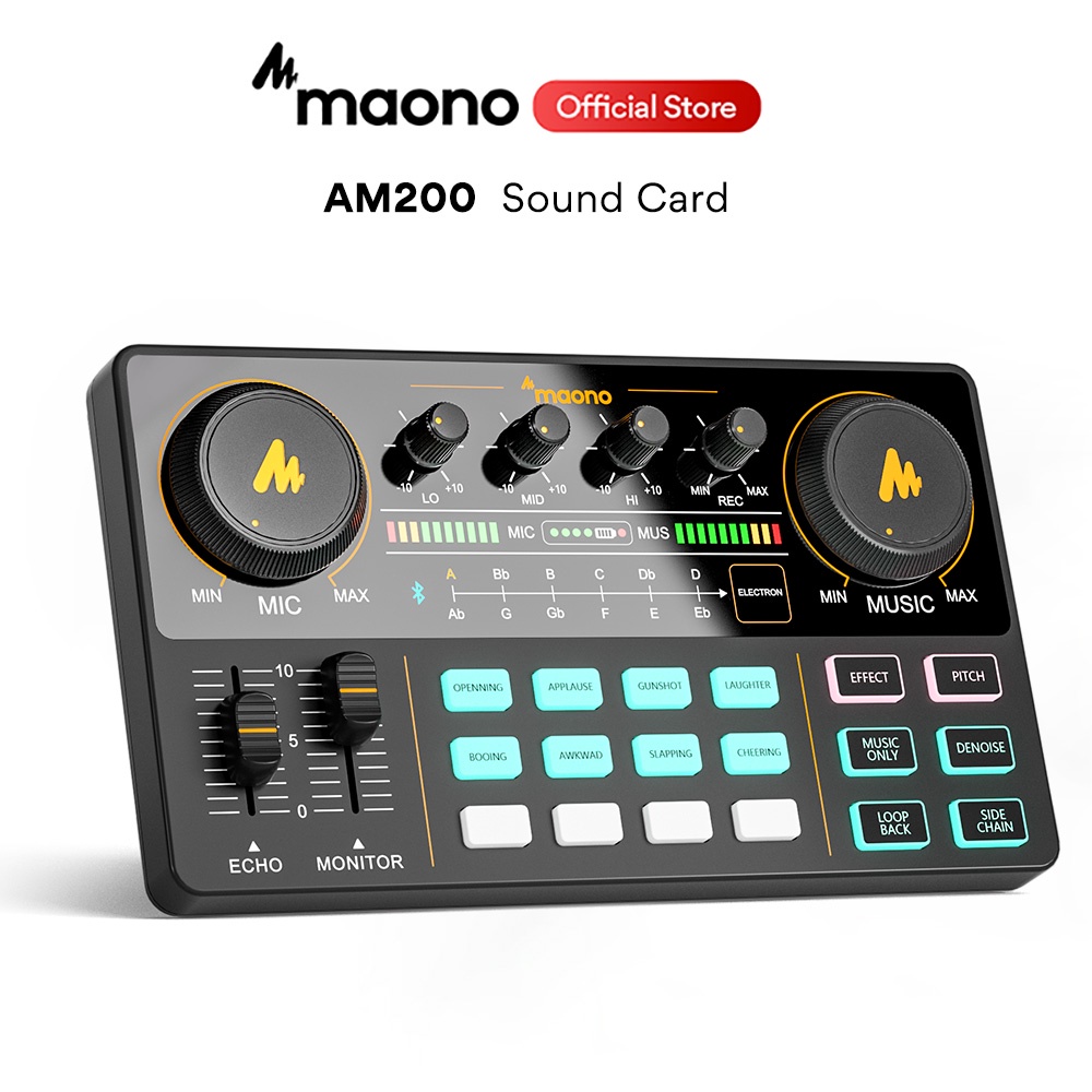 Maono AUAM200 Professional Sound Card with Bluetooth
