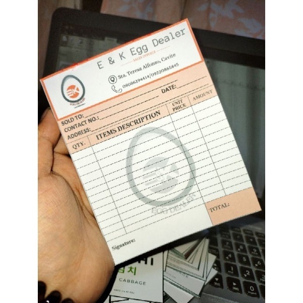 personalized receipt Shopee Philippines