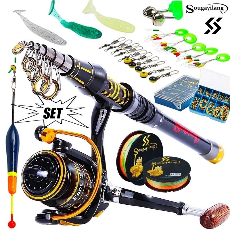 heavy fishing rod and reel