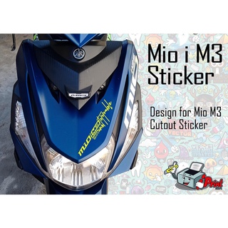 Yamaha Mio i 125, M3 Sticker - M3 Decals, Cut Out Sticker, Waterproof Sticker, Design by iPrint