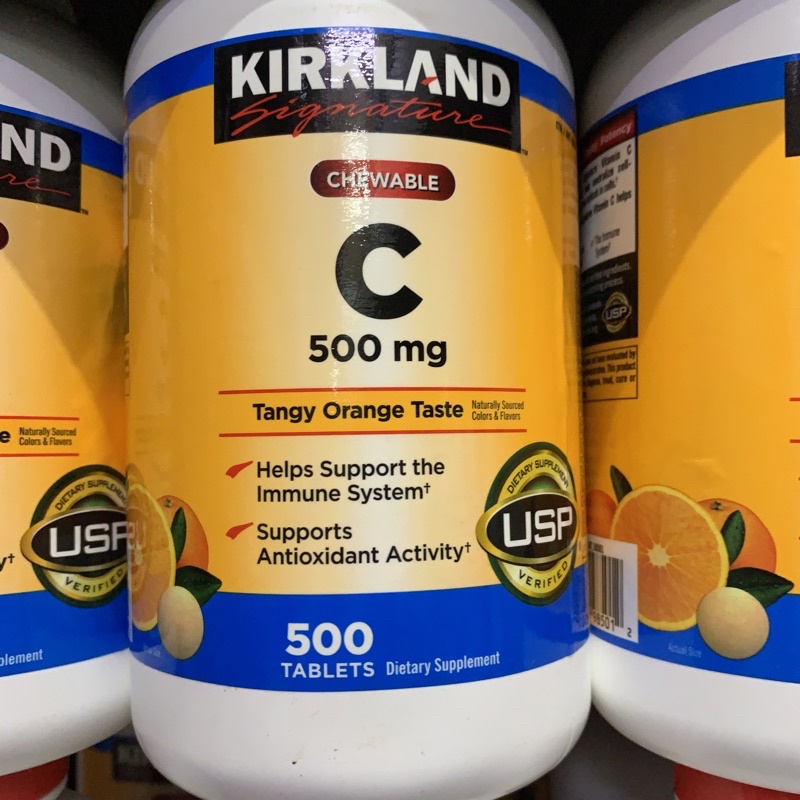 Kirkland Vitamin C 500 mg chewable tablets.onhand original from Costco U.S.A Shopee Philippines