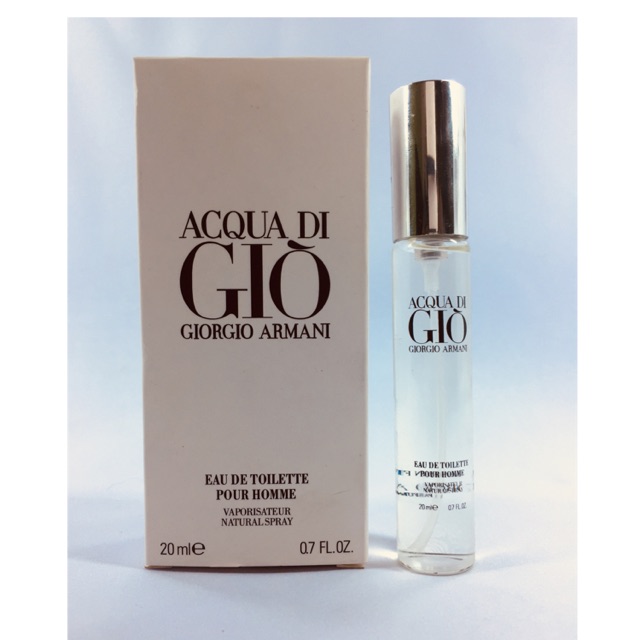 Giorgio Armani Acqua Di Gio For Men Travel Size ml Shopee Philippines