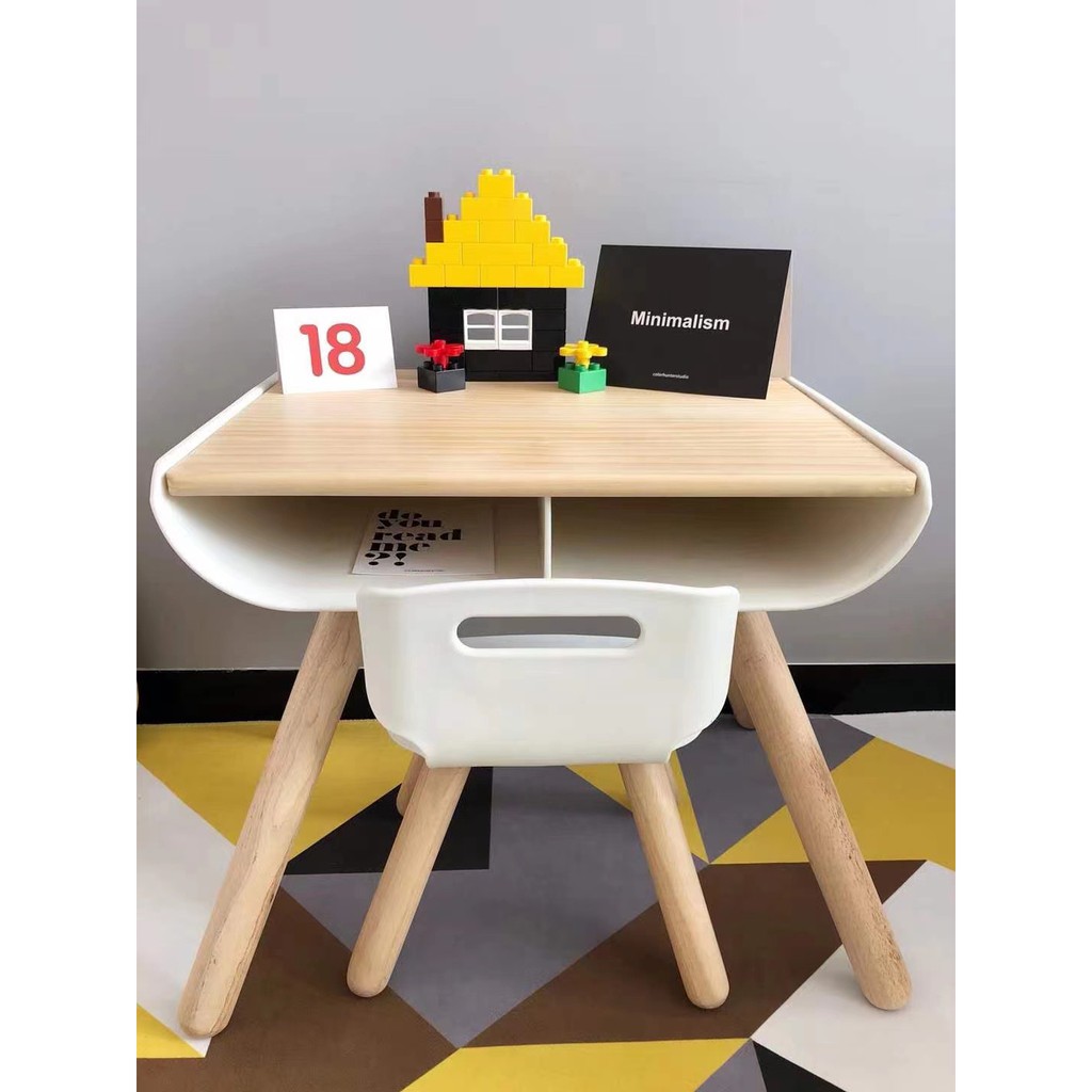 Wooden-Study-Learning-Table-and-Chair-Furniture-set-for-kids-kindergarten-toddler