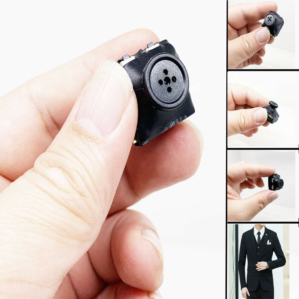Mini Button Camcorder Spy Cam Video Spy Micro Hidden Security Camera
