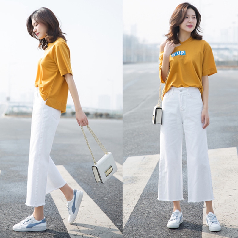 square pants white outfit