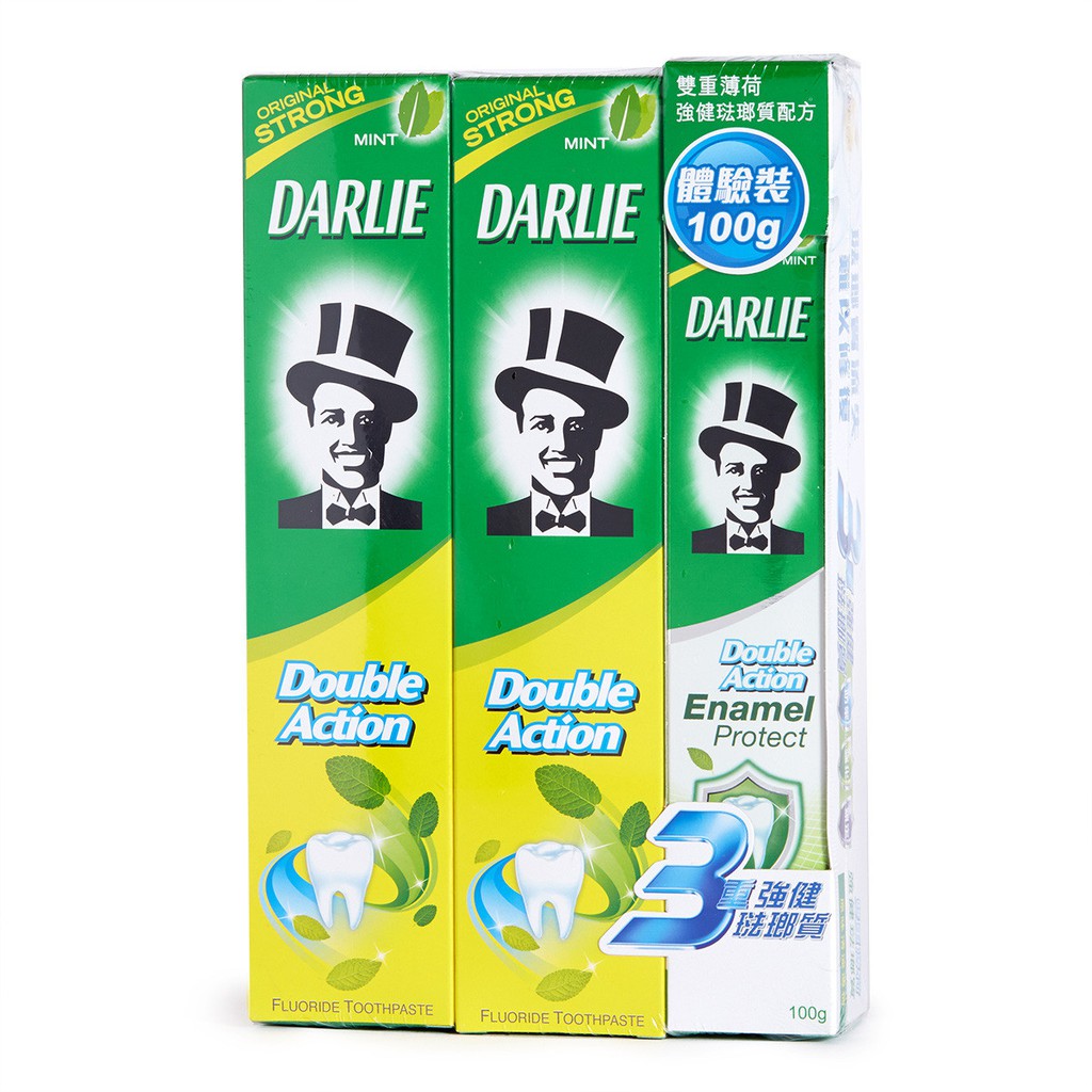 Darlie Double Action Toothpaste Natural Mint 2 x 250g + 100g Shopee