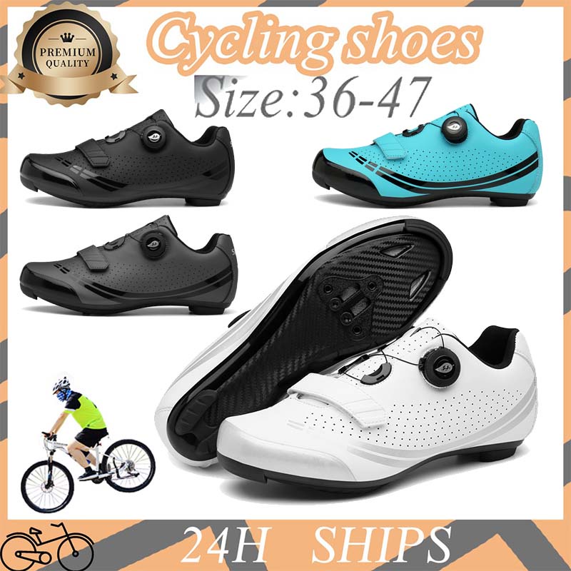 Men Road Bike Cycling Shoes Cleats Shoes Premium Microtex Shoes with