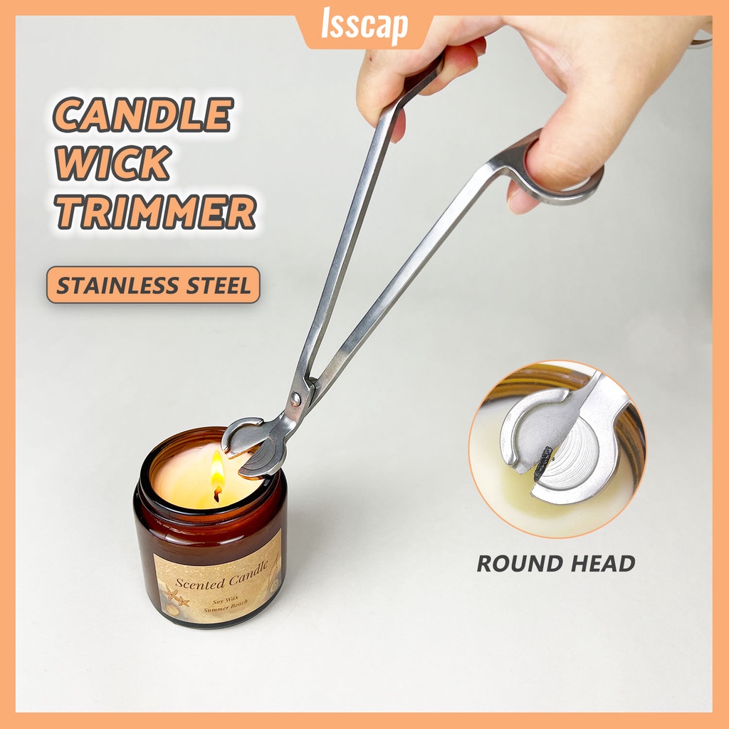 [ Lsscap ] Candle Wick Trimmer stainless steel 7" Candle Accessories