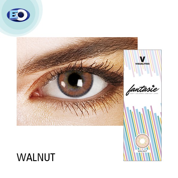 EO Visualities Fantasie Colored Graded Contact Lenses Walnut (Good for 6 Months) Shopee
