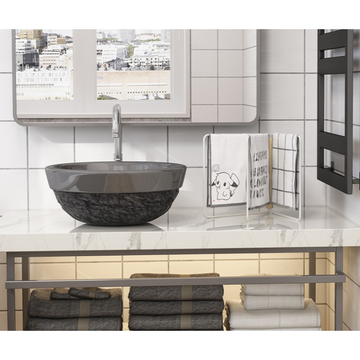 LS 【Ready Stock + COD】 Bel Homme Ph Foldable Dishcloth Kitchen Towel Holder