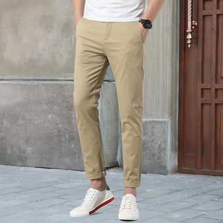GK# Best Seller Light brown basic pants for men | Shopee Philippines