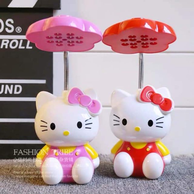 Hello Kitty Table Lamp Light Mini Lamp Shade Led Desk Lampshade Rechargable Shopee Philippines