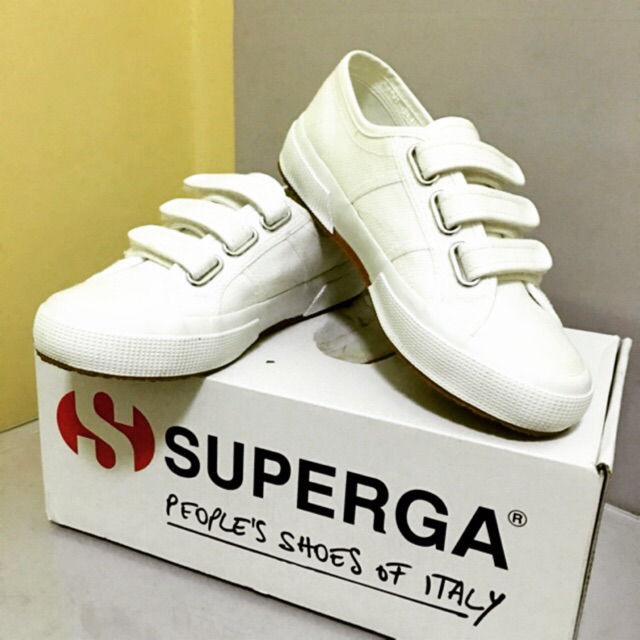 superga velcro platform