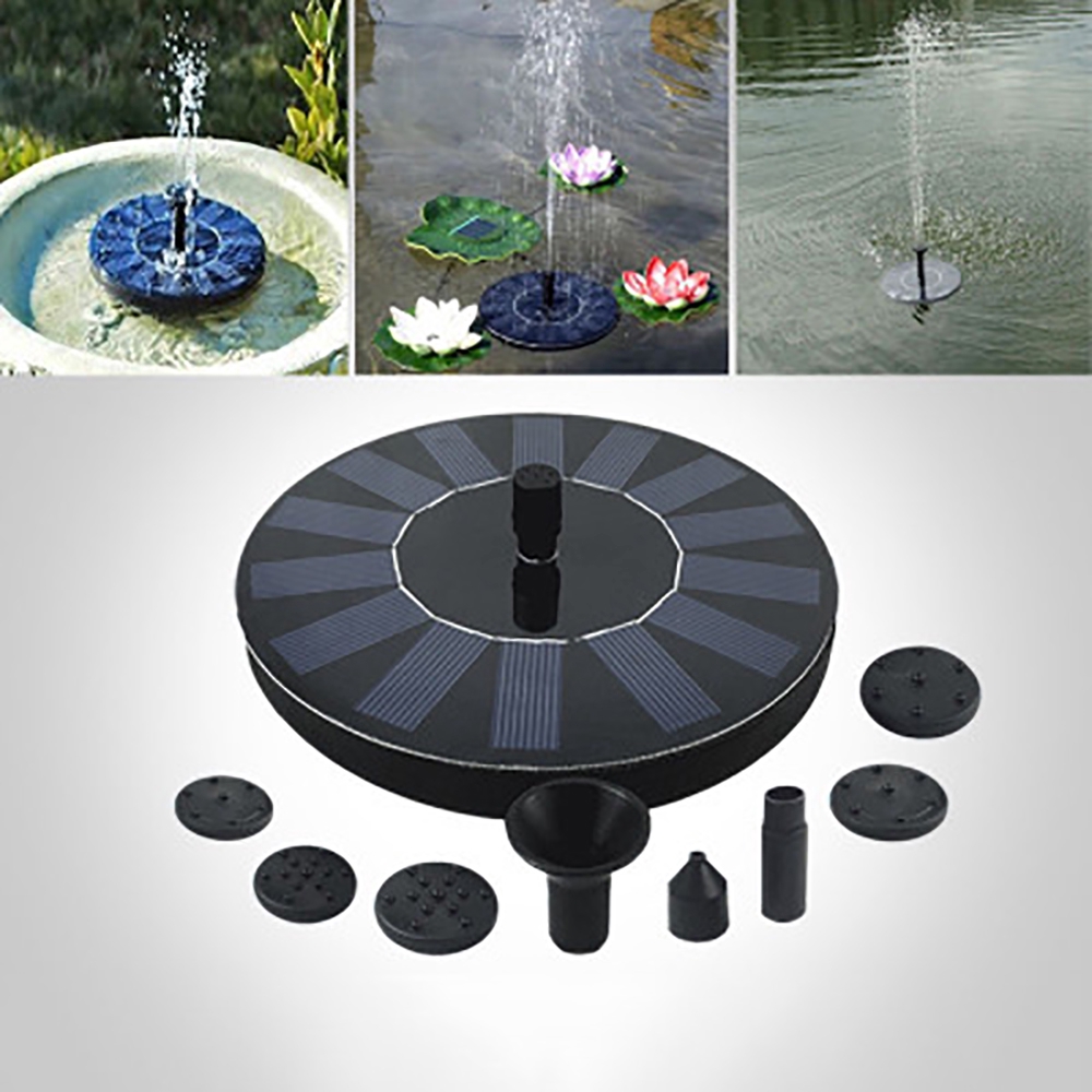 Solar Power Fountain Pump Outdoor Pool Garden Floating Water Fountain Shopee Philippines