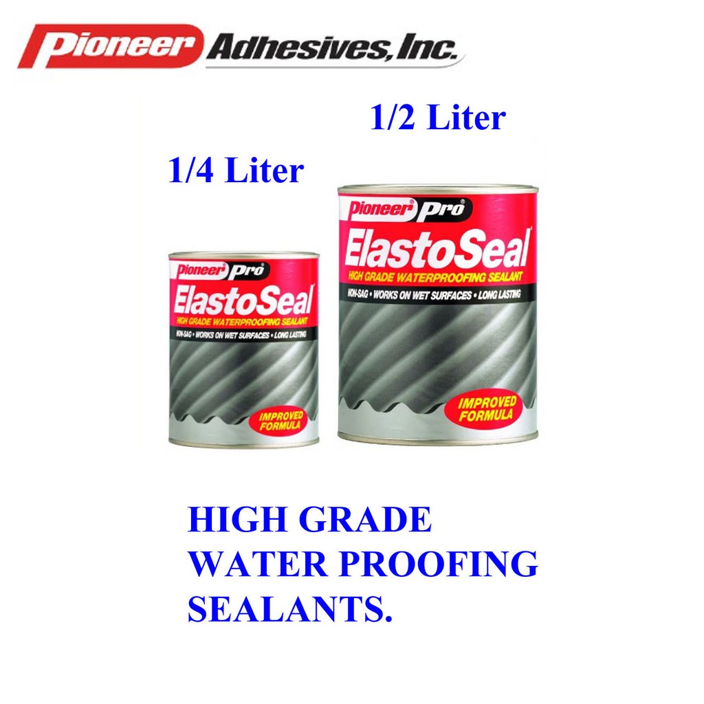 Pioneer Elastoseal Waterproofing Sealant 85g 250g 1/4L 1/2L Shopee