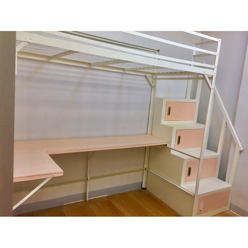 Loft bed with staircase and study area Shopee Philippines