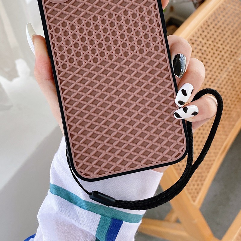 vans lanyard Casing For Samsung Galaxy A20 A30 M31 A51 A71 A52 A72 S20 PLUS  A70 S Rubber Waffle Phone Case Luxury A50/A50S/A30S BACK COVER | Shopee  Philippines
