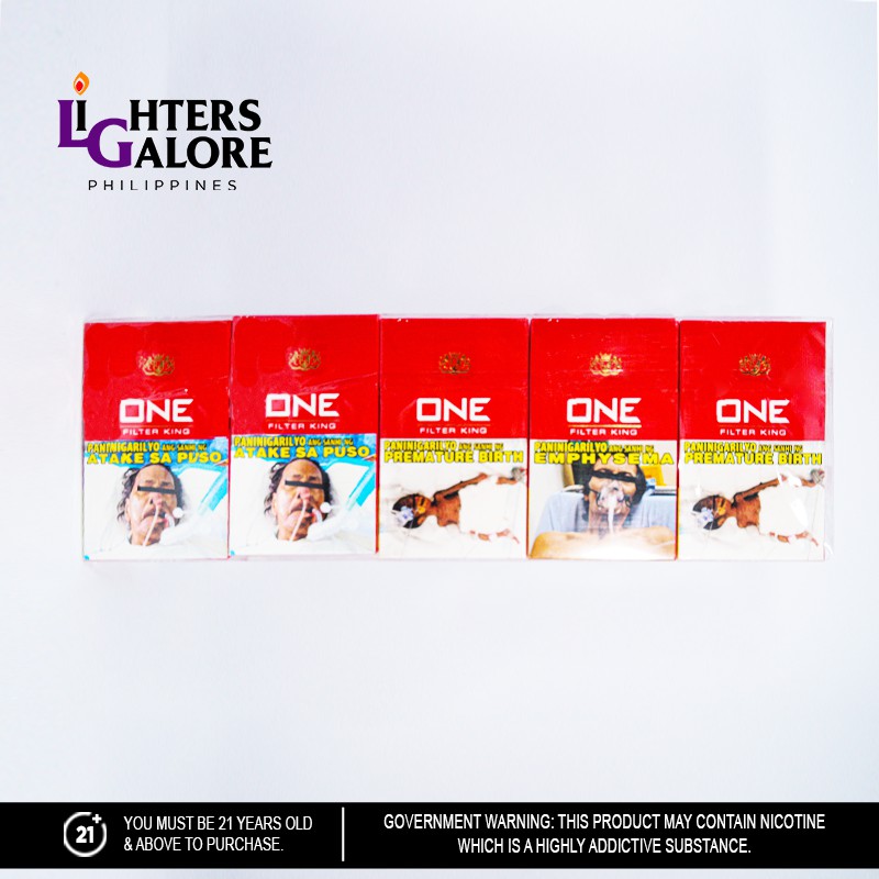 Lighters Galore ONE FILTER KING (REAM) Shopee Philippines