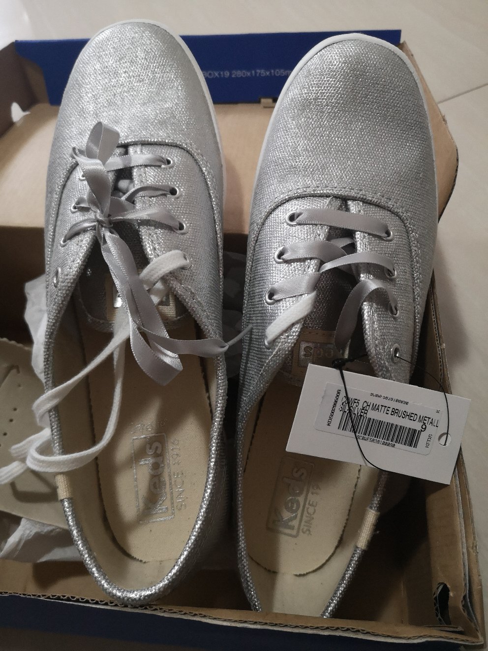 keds champion matte brushed metallic