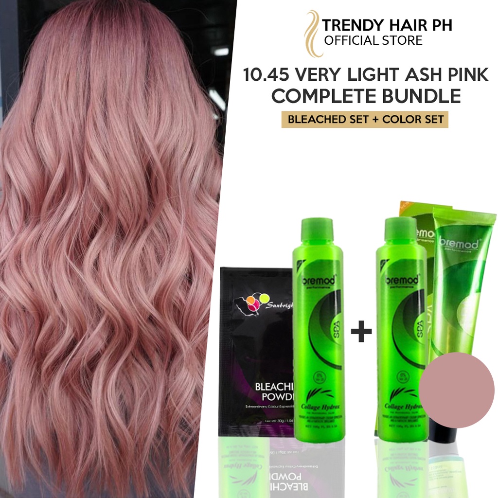 Original Bremod 10.45 Very Light Ask Pink COMPLETE BUNDLE / Bleaching