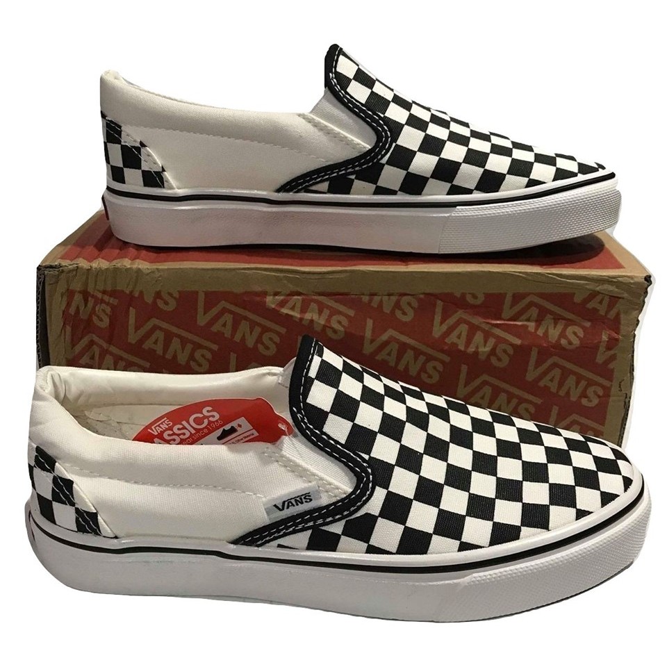 van slip on sneakers
