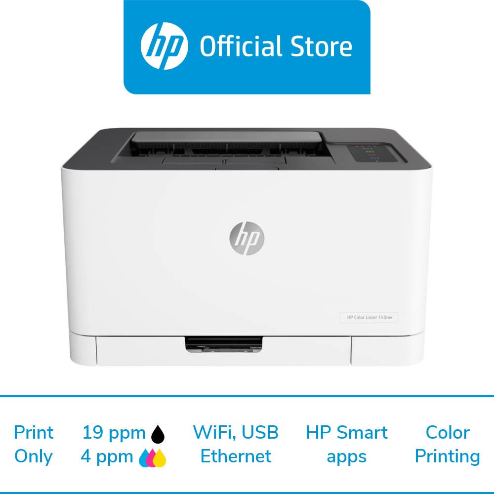 Hp Color Laserjet 150nw Single Function Color Shopee Philippines