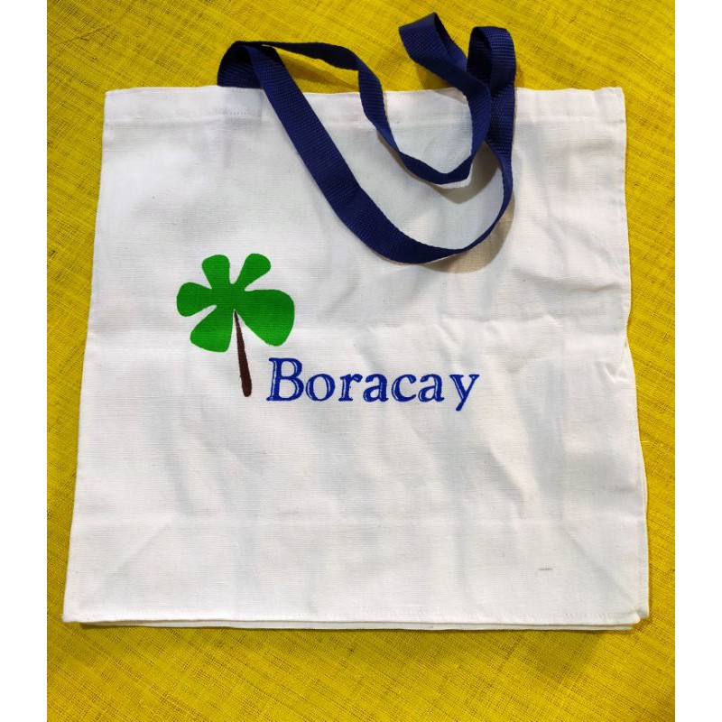 Reusable Boracay Canvas Tote Bag | Shopee Philippines