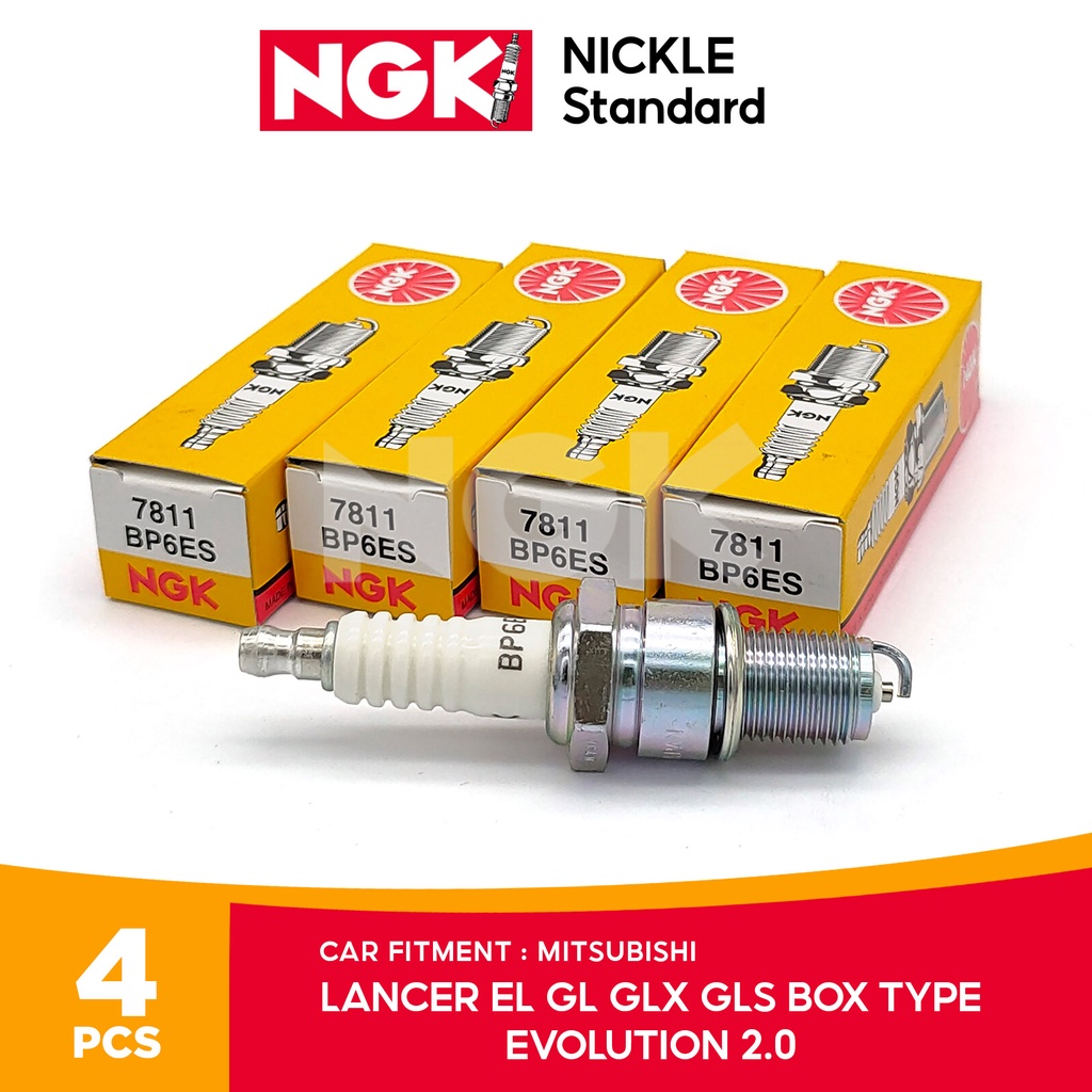 NGK BP6ES Standard Spark plug for Mitsubishi Lancer EL GL GLX GLS Box ...