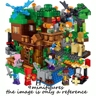 Minecraft Series Tree House Village Compatible Lego For Kids Blocks Shopee Philippines