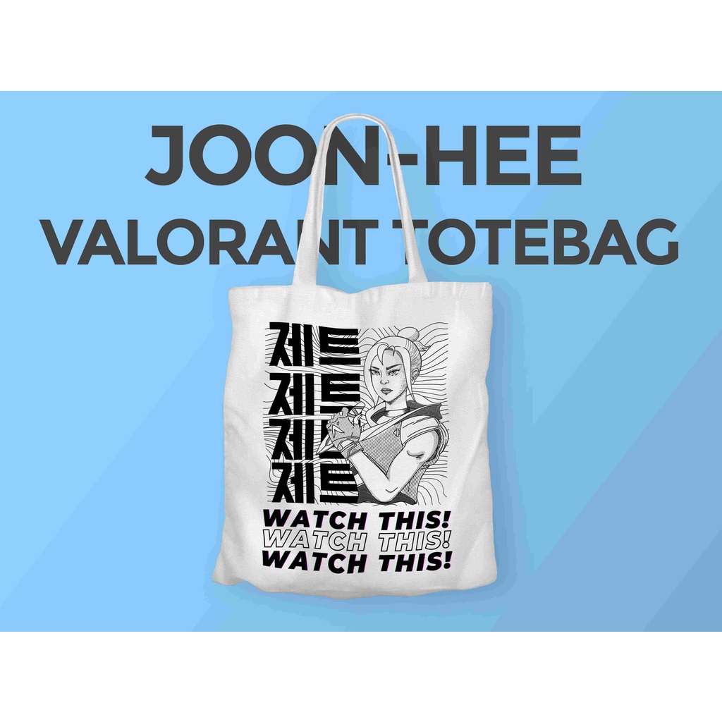 VALORANT Inspired Tote Bag JoonHee Shopee Philippines
