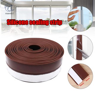 UK 3m/roll Door Seal Strip Bottom Self Adhesive Soundproof Stripping for Window