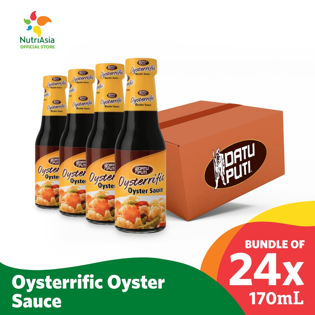 Datu Puti Oysterrific Oyster Sauce 170 g Bundle of 24 Shopee Philippines