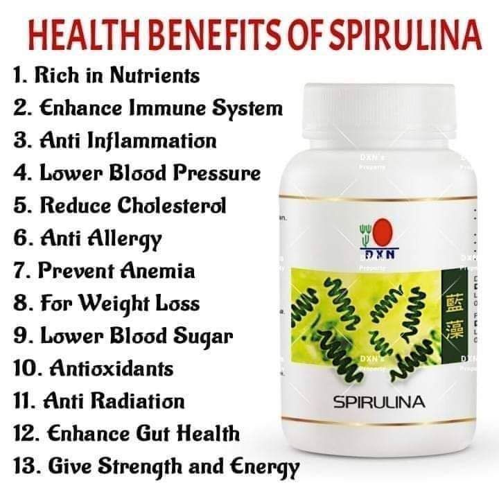 DXN Spirulina ( 350mg x 30 capsules ) | Shopee Philippines