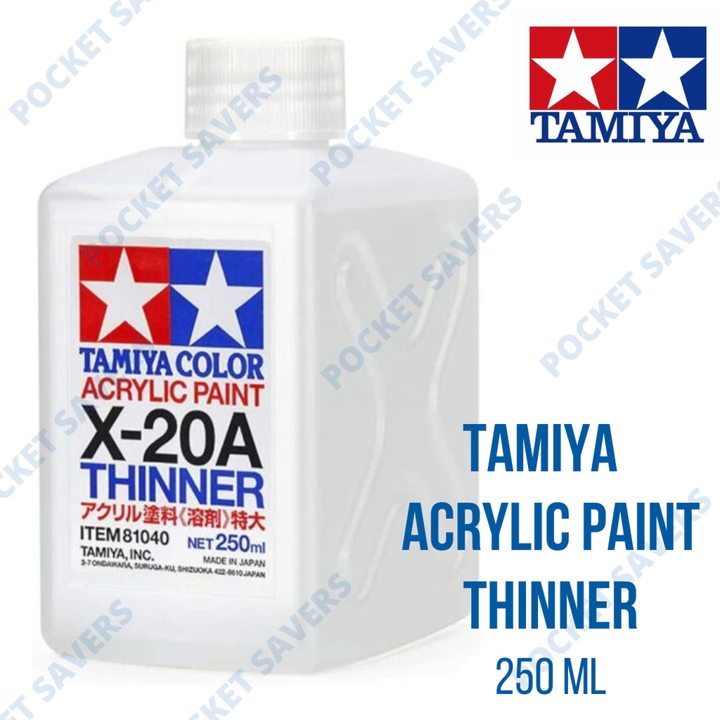 TAMIYA Acrylic Paint Thinner 250 ml X20A (Original Airbrush Painting
