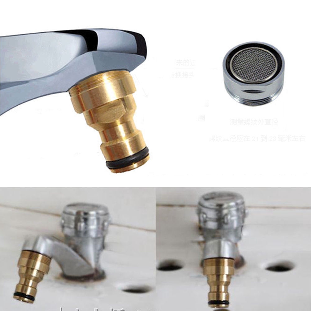 Zdys Brass Hose Tap Connector Copper Water Washing Machine Thread