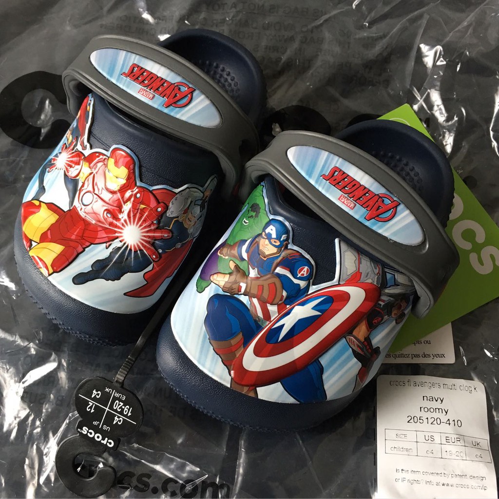 marvel avengers crocs