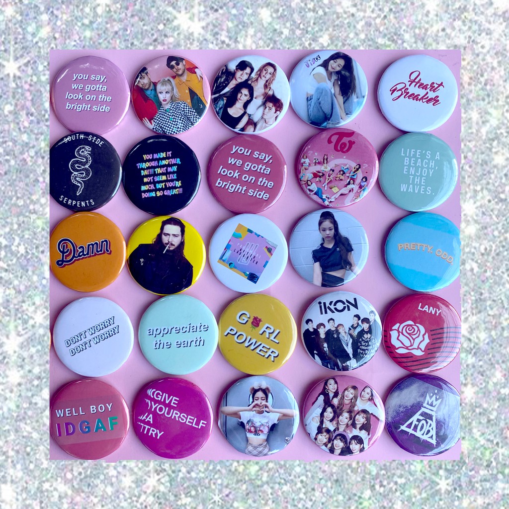 Assorted Badge / Pins Shopee Philippines