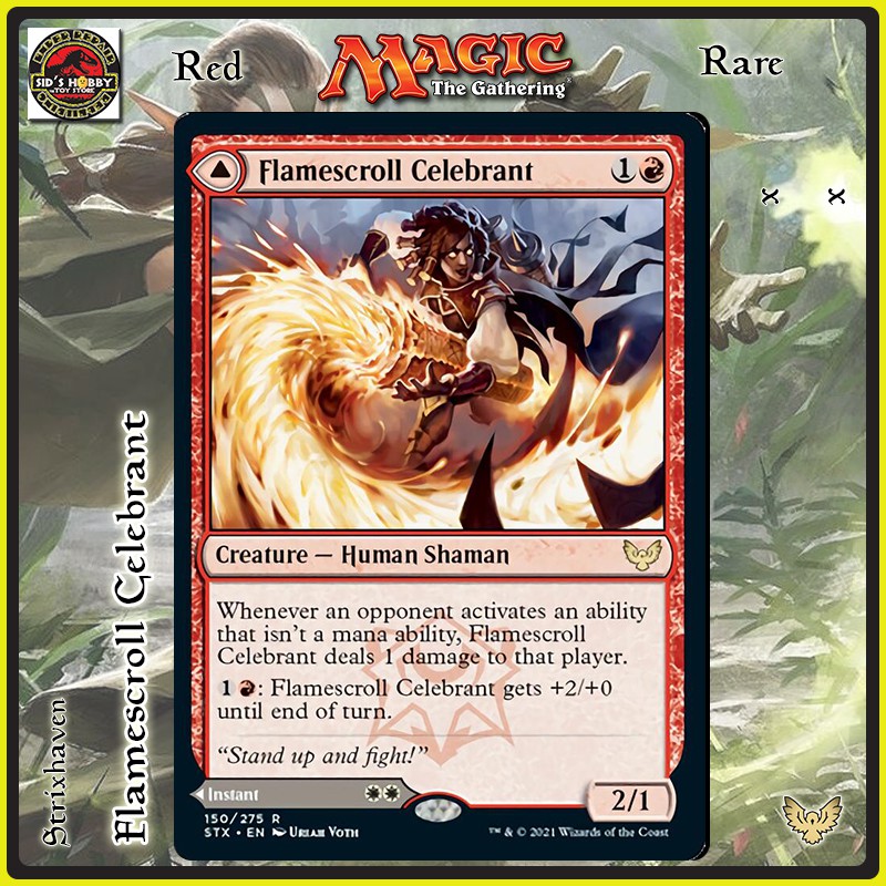 Flamescroll Celebrant x x Strixhaven Red Rare MTG | Shopee Philippines