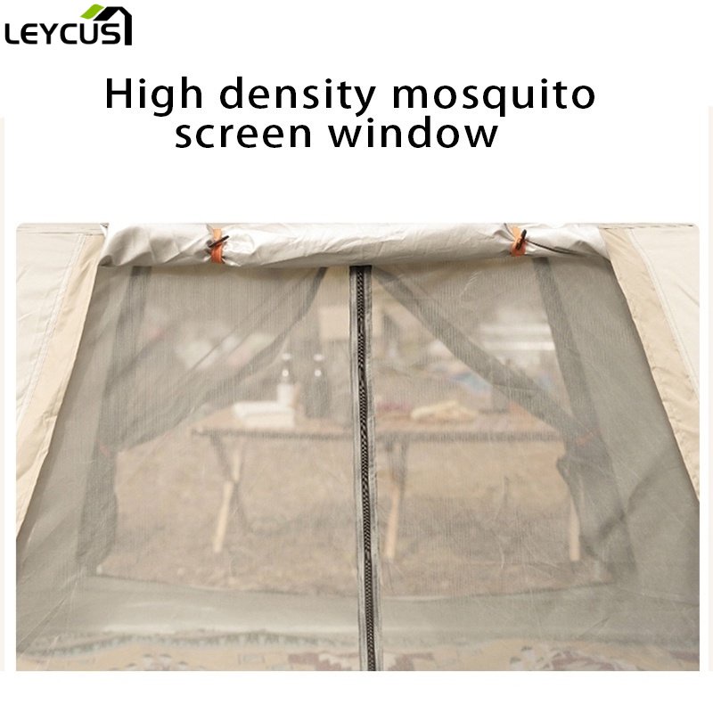 2/4/6/8 Person Camping Tent Fully Automatic Double Layer Tent For Camping Waterproof — view 5