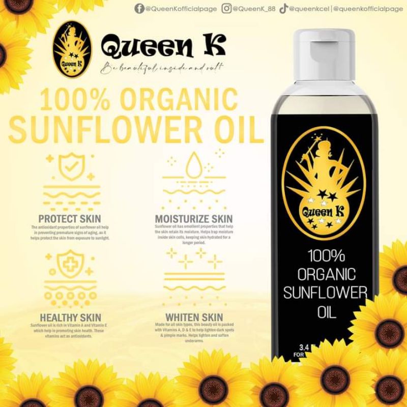 100 SUNFLOWER OIL by Queen K Shopee Philippines