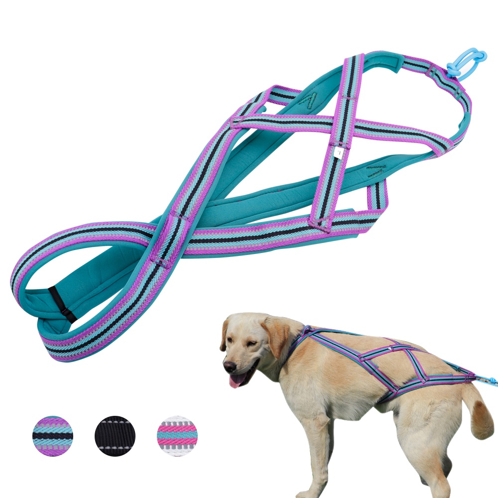Pet Sled Harness Dog Pulling Harness Mushing X Back Harness for Dog