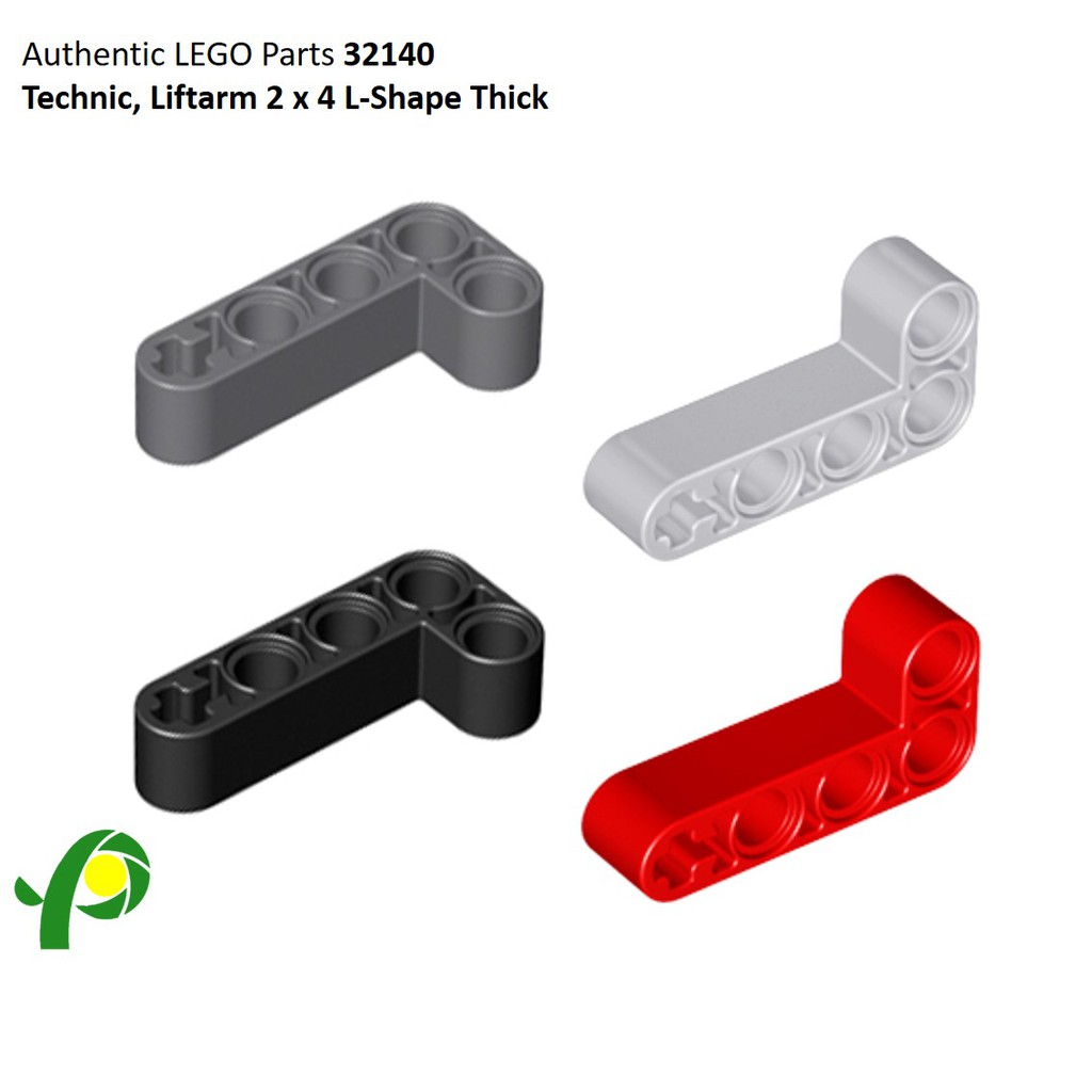Liftarm FREE P&P! LEGO 32140 Technic Modified Bent Thick L-Shape 2 x 4 