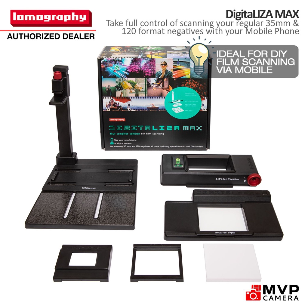 LOMOGRAPHY DigitaLIZA MAX Scanning Kit 135 120 127 Format Films with Mobile Holder MVP CAMERA