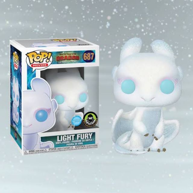 light fury pop figure