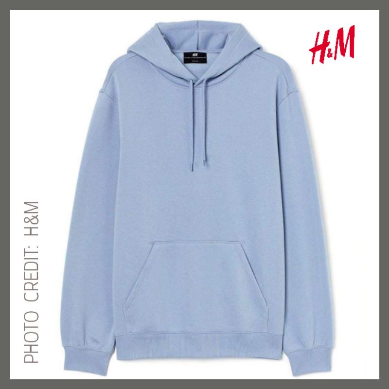 h&m relaxed fit hoodie pink