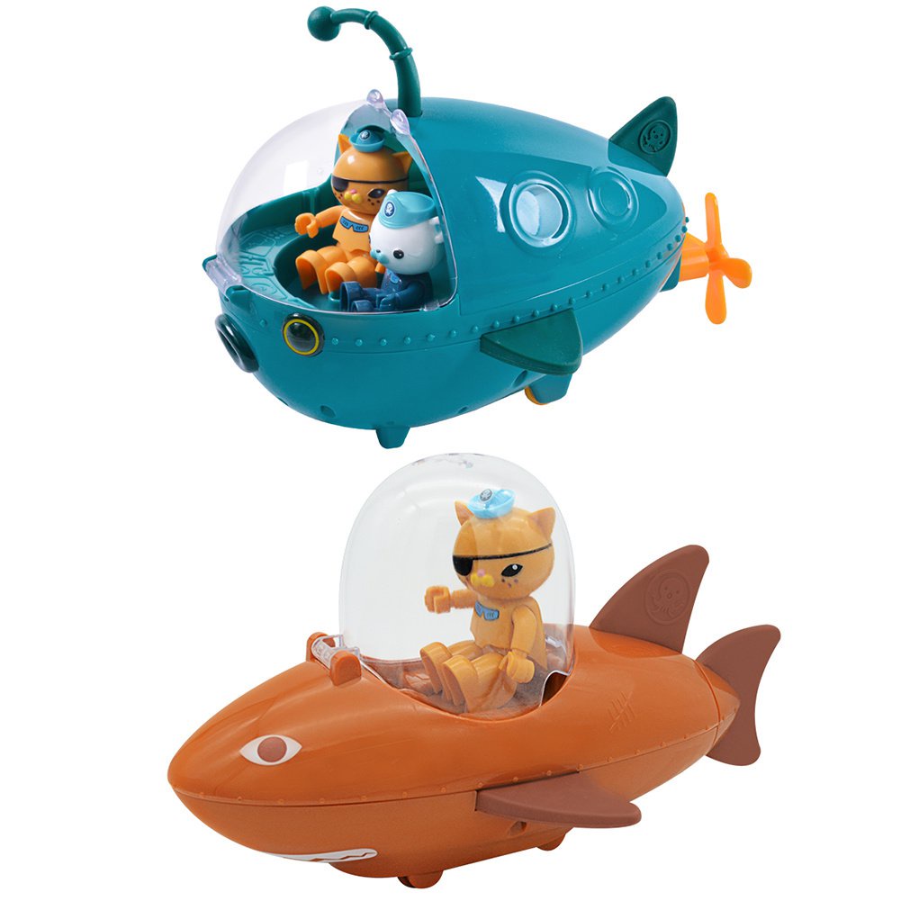 Octonauts Submarine Toy Lantern Fish Boat Figure Model Doll Children ...