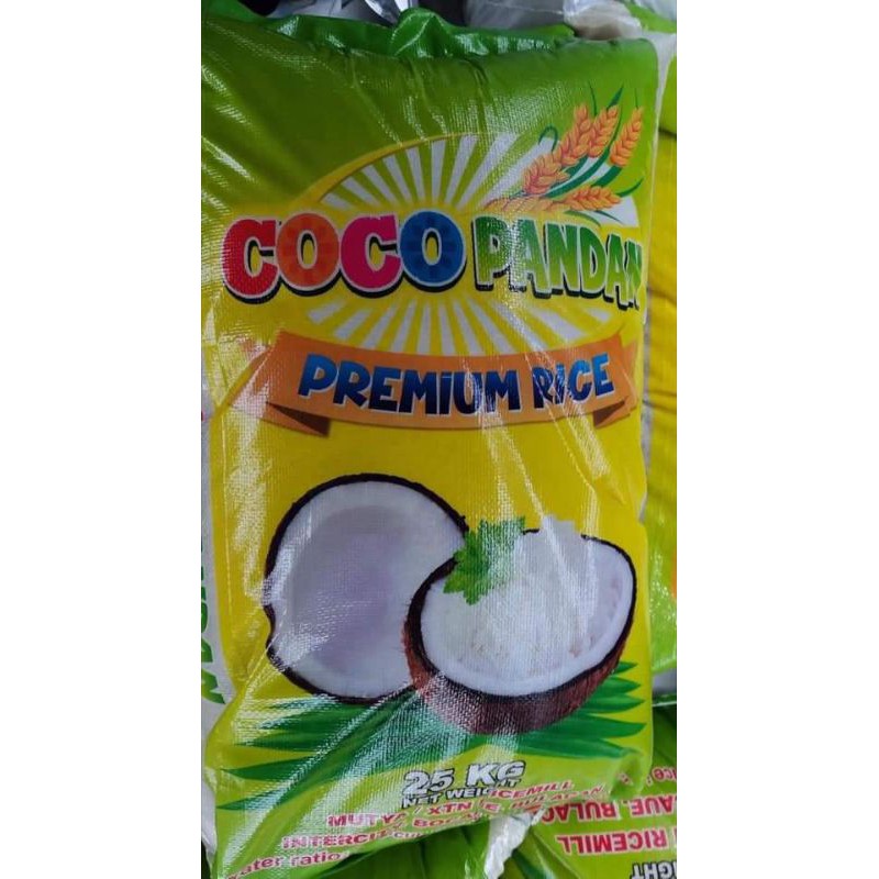Coco Pandan Premium Rice 25kls.+Freebies | Shopee Philippines