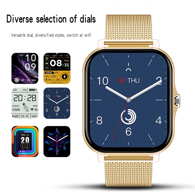 FILIEKEU Smart Watch Men Women Waterproof Sports Fitness Bluetooth Couple Touchscreen Stainless Steel Smartwatch - Image 5